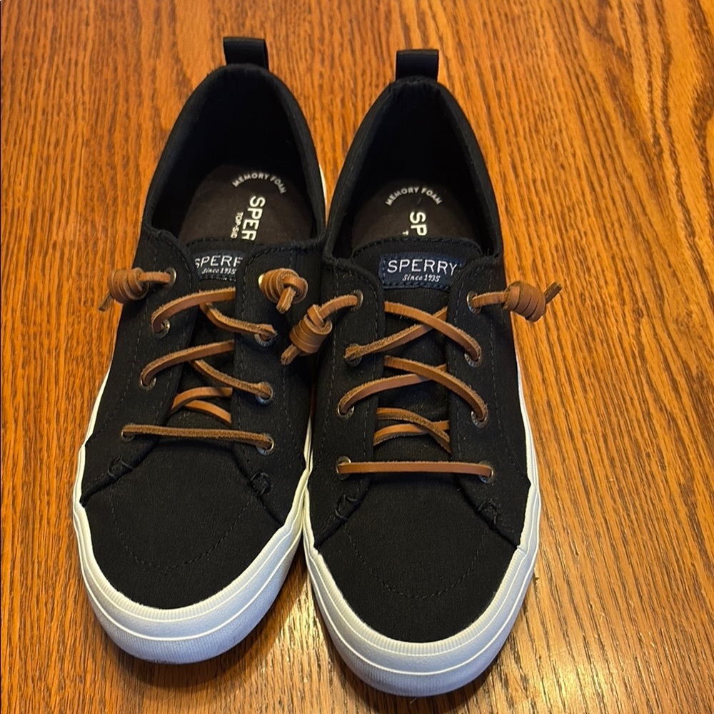 Sperry Black Sneakers with Minimalist Design